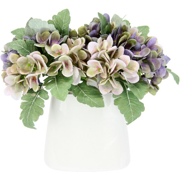 Kunstblume Hortensienbusch, OTTO home, Höhe 30 cm, In Keramikvase