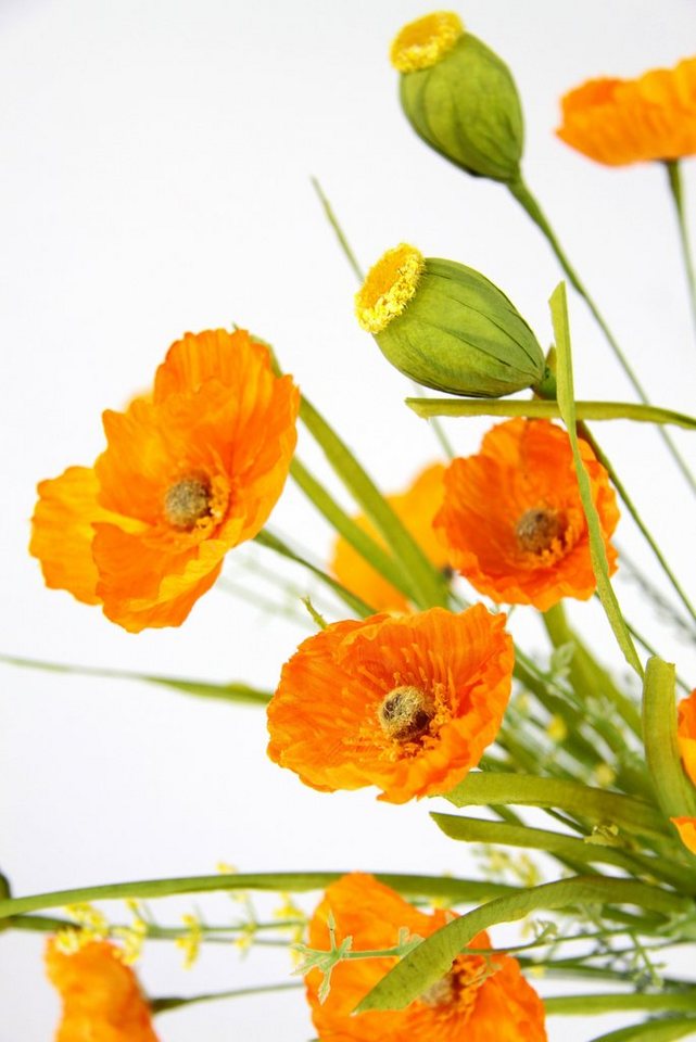 Kunstblume Mohnblumen, OTTO home, Höhe 47 cm, 2er Set – Bild 3 von 4