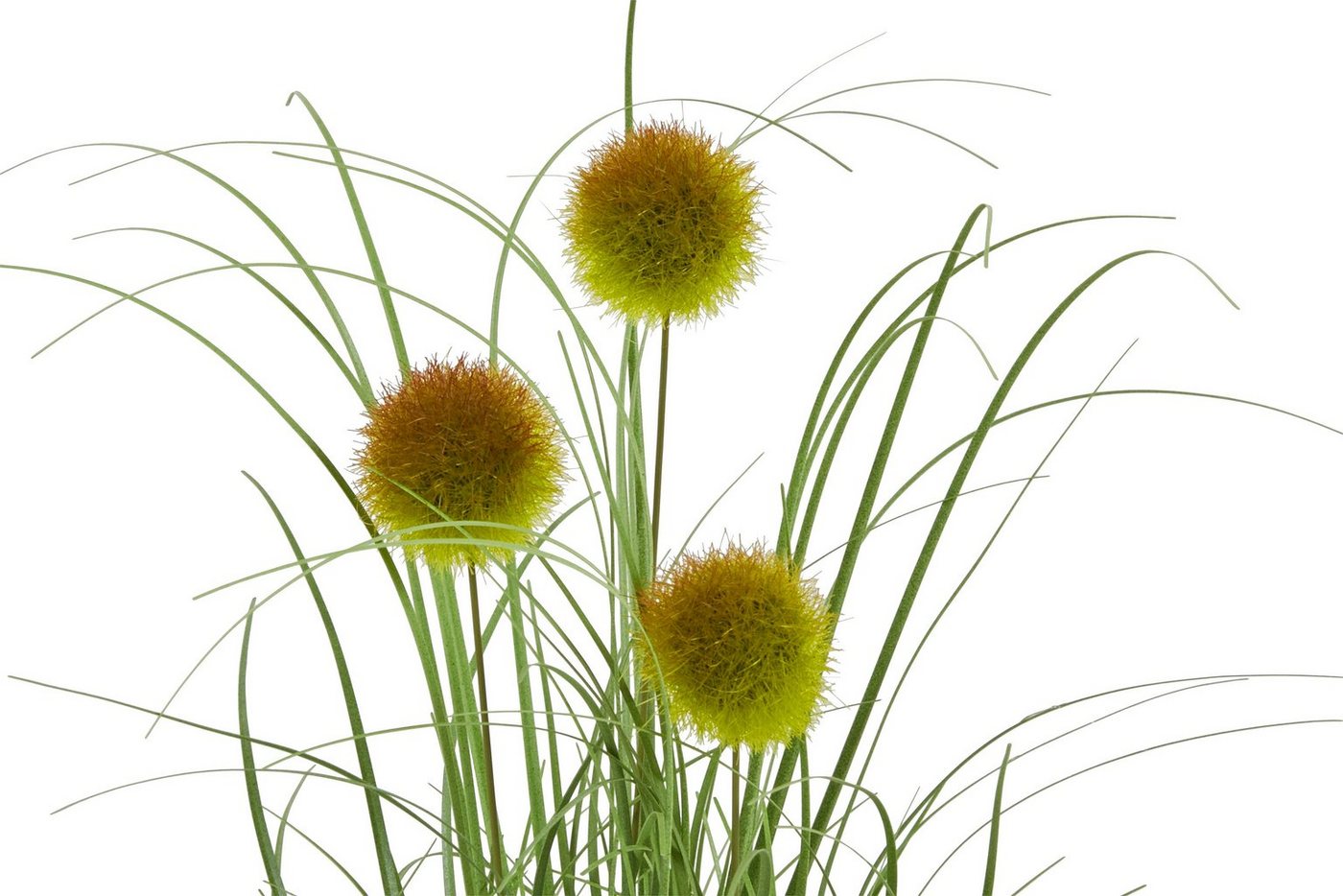 Kunstgras Grasbusch, naturgetreue Kunstpflanze, 35cm hoch, OTTO home, Höhe 35 cm, im 3 teiligen Set, mit Übertopf wahlweise in schwarz oder weiß – Bild 3 von 5