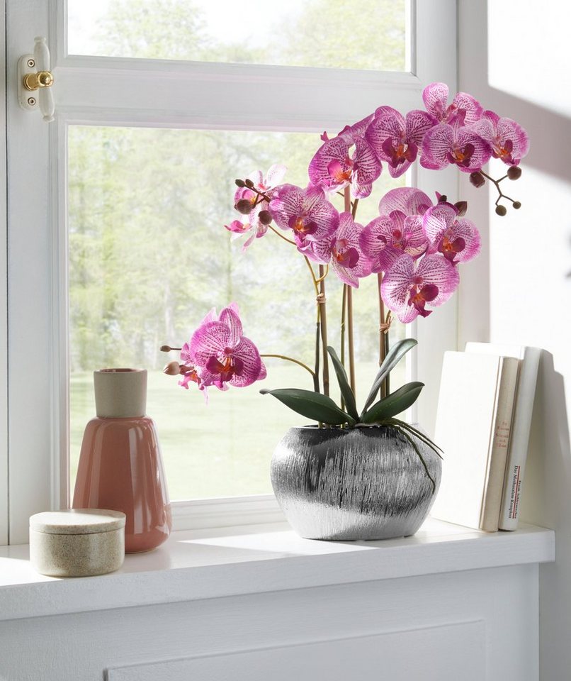 Kunstpflanze Orchidee, OTTO home, Höhe 55 cm, Kunstorchidee, im Topf – Bild 4 von 5