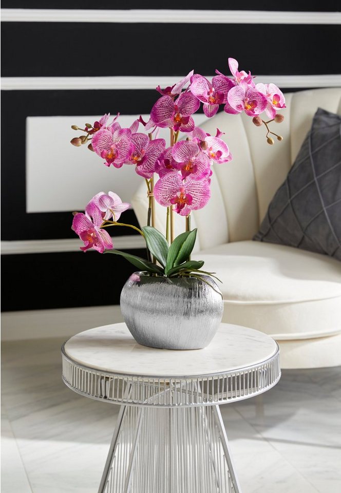 Kunstpflanze Orchidee, OTTO home, Höhe 55 cm, Kunstorchidee, im Topf – Bild 5 von 5