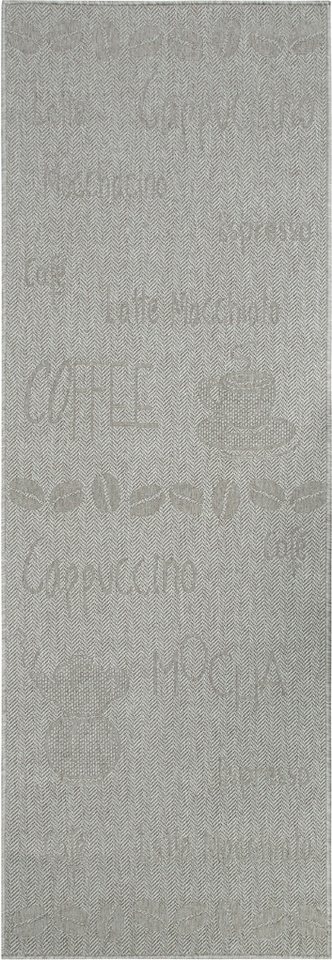 OTTO home Läufer Coffee, Kaffee-Motive, In- und Outdoor geeignet, rechteckig, Höhe: 5 mm, Wetterfest, UV-beständig, Küchenläufer, Camping, Balkon – Bild 3 von 5
