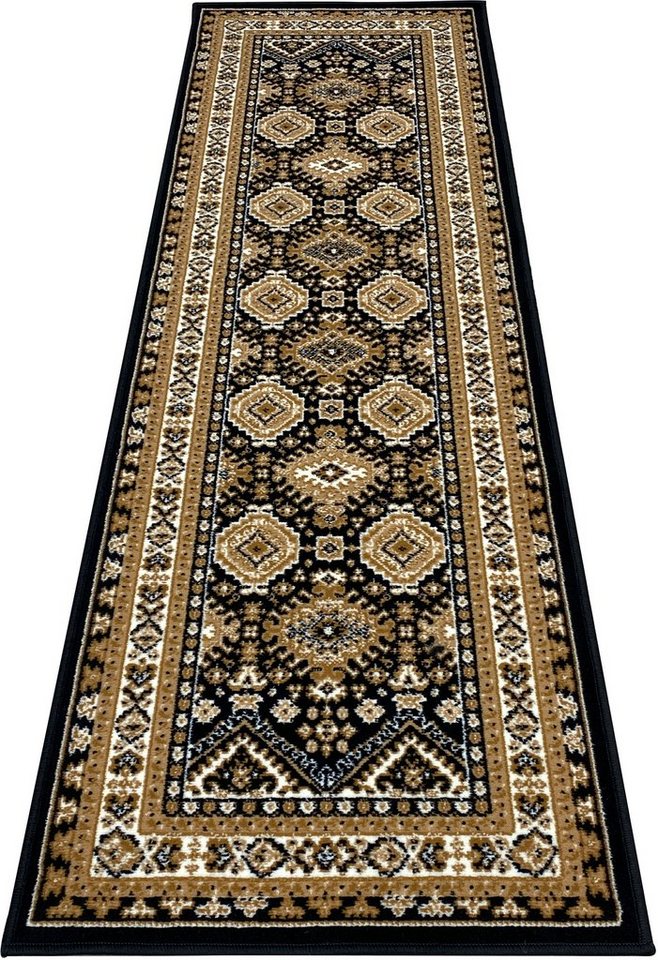 OTTO home Läufer Diantha, rechteckig, Höhe: 7 mm, Orient-Optik, mit Bordüre, Läufer, Brücke, Kurzflor, elegant – Bild 4 von 5
