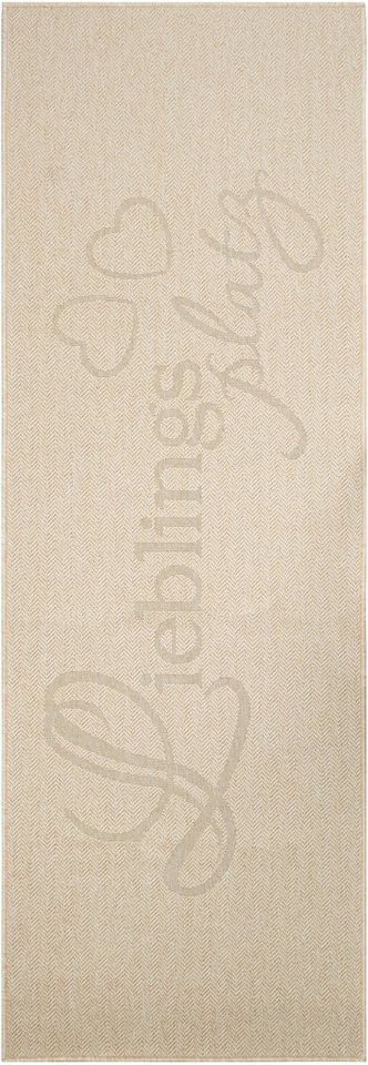 OTTO home Läufer Lieblingsplatz, mit Schriftzug, In- und Outdoor geeignet, rechteckig, Höhe: 5 mm, Wetterfest, UV-beständig, Küchenläufer, Camping, Balkon – Bild 3 von 5