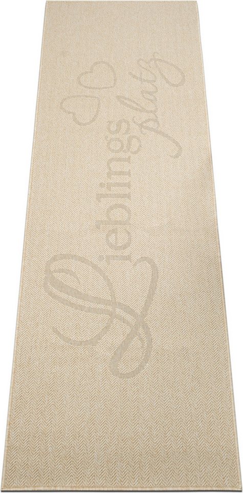 OTTO home Läufer Lieblingsplatz, mit Schriftzug, In- und Outdoor geeignet, rechteckig, Höhe: 5 mm, Wetterfest, UV-beständig, Küchenläufer, Camping, Balkon – Bild 5 von 5