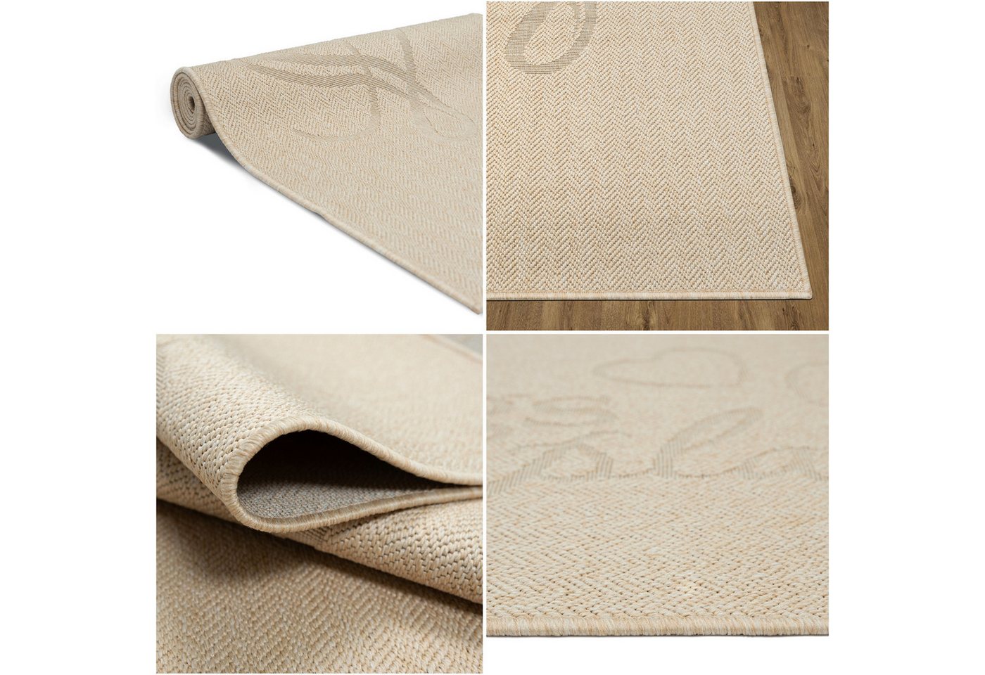 OTTO home Läufer Lieblingsplatz, mit Schriftzug, In- und Outdoor geeignet, rechteckig, Höhe: 5 mm, Wetterfest, UV-beständig, Küchenläufer, Camping, Balkon – Bild 4 von 5