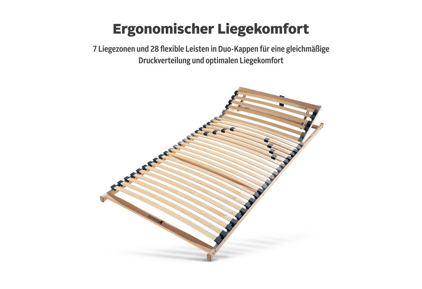 Lattenrost Randsfjord, 90x200, 140x200 cm und weiteren Größen, OTTO home, Kopfteil manuell verstellbar, Fußteil nicht verstellbar, Lattenrost für alle Matratzen – Bild 5 von 5