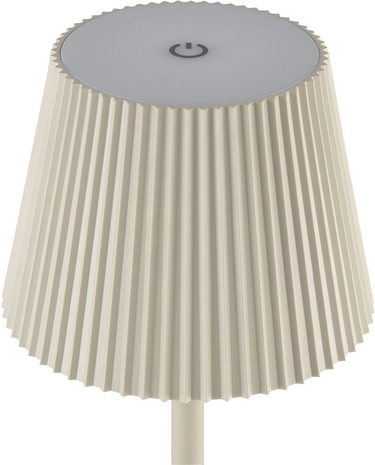 OTTO home LED Außen-Stehlampe Helliot, mehrere Helligkeitsstufen, LED fest integriert, Warmweiß, LED Akku-Leuchte, 125 cm, 340 lm, 3000K, Touchdimmer – Bild 2 von 5