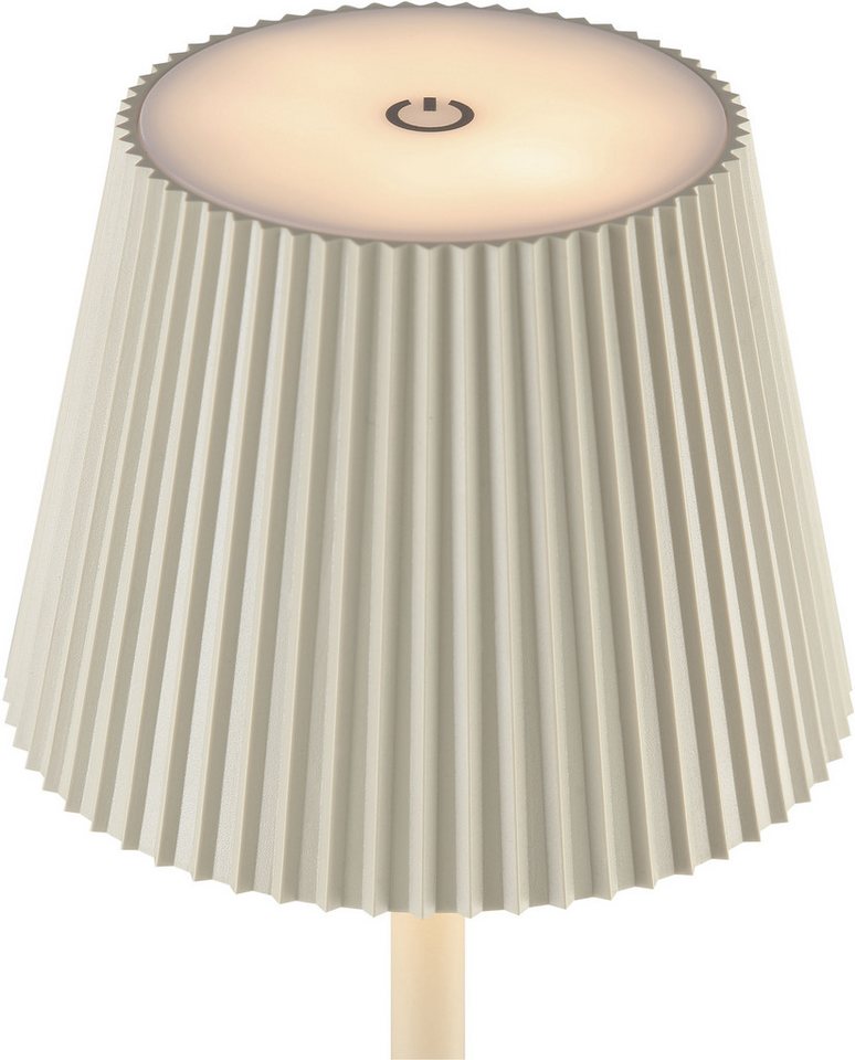 OTTO home LED Außen-Stehlampe Helliot, mehrere Helligkeitsstufen, LED fest integriert, Warmweiß, LED Akku-Leuchte, 125 cm, 340 lm, 3000K, Touchdimmer – Bild 3 von 5