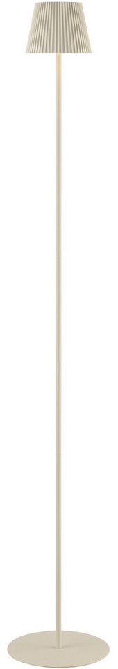 OTTO home LED Außen-Stehlampe Helliot, mehrere Helligkeitsstufen, LED fest integriert, Warmweiß, LED Akku-Leuchte, 125 cm, 340 lm, 3000K, Touchdimmer – Bild 4 von 5