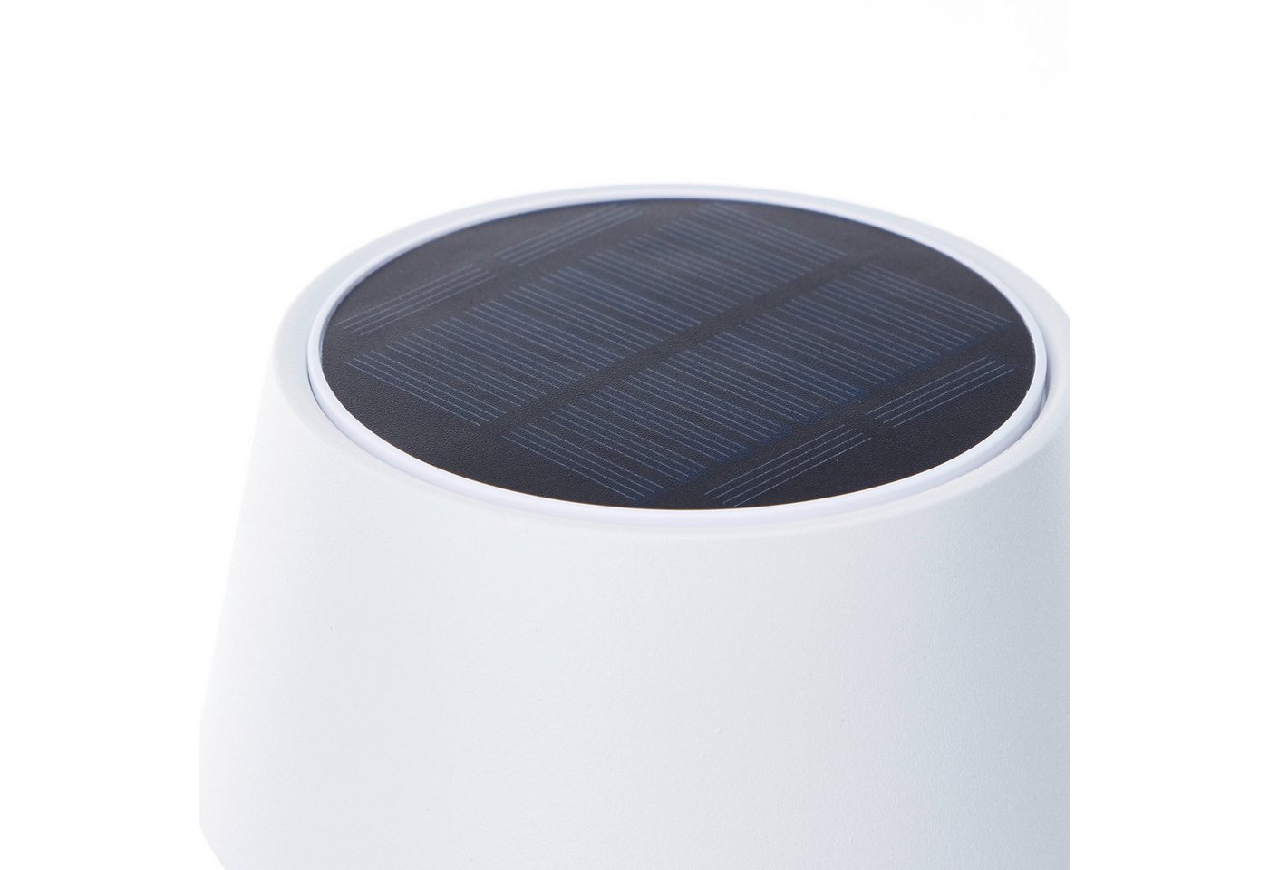 OTTO home LED Außen-Tischleuchte Oddny Tischleuchte mit Solar u. Akku, mehrere Helligkeitsstufen, LED fest integriert, Warmweiß, LED Solar, Tischlampe, 3000 K,  – Bild 4 von 5