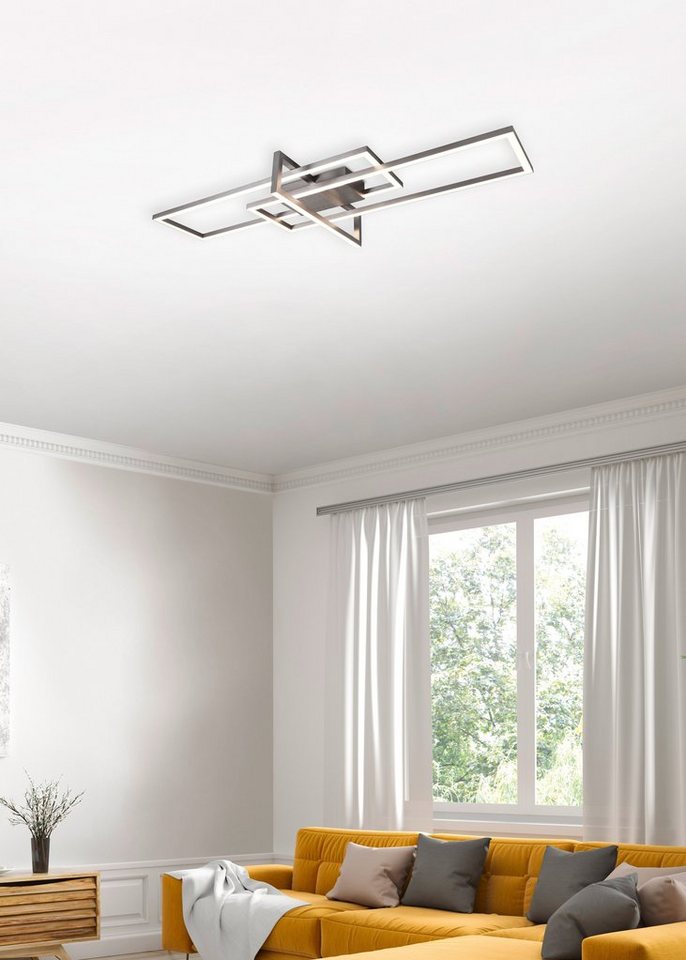 OTTO home LED Deckenleuchte Aeliana, mehrere Helligkeitsstufen, LED fest integriert, Warmweiß, Deckenlampe mit Switch Dimmer – Bild 2 von 5