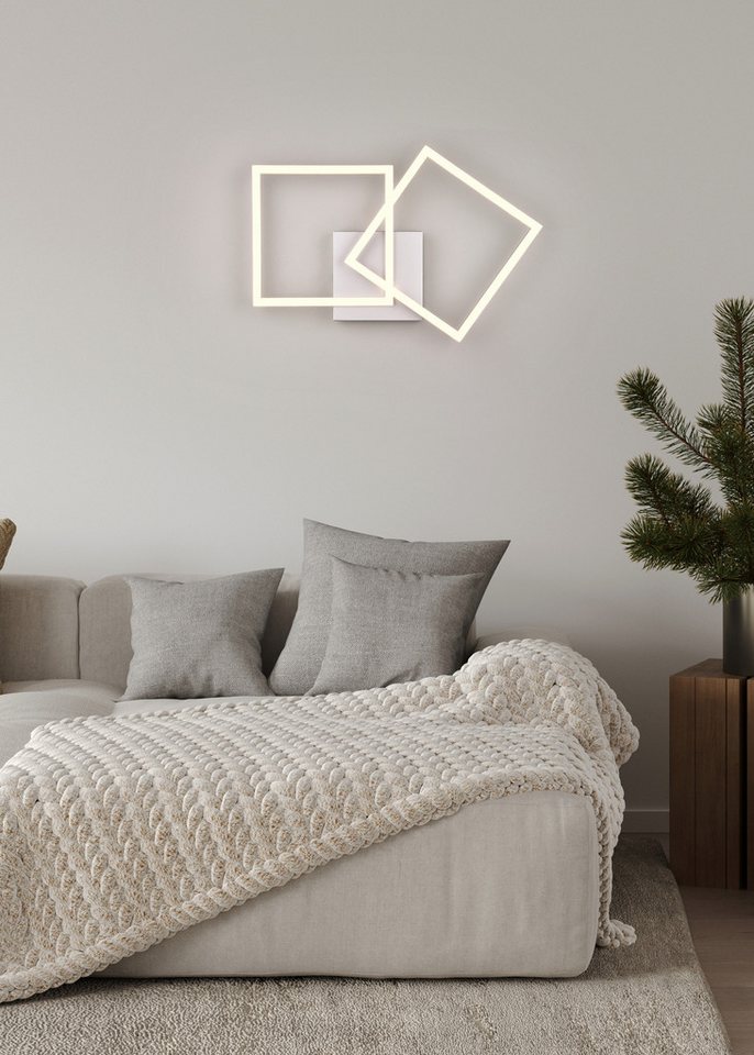 OTTO home LED Deckenleuchte Annelia, Deckenlampe, schwenkbare LED-Rechtecke, LED fest integriert, Warmweiß, Wand- und Deckenmontage möglich – Bild 2 von 5