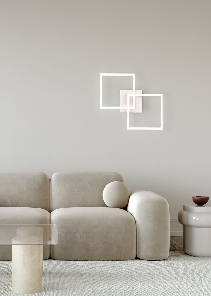 OTTO home LED Deckenleuchte Annelia, Deckenlampe, schwenkbare LED-Rechtecke, LED fest integriert, Warmweiß, Wand- und Deckenmontage möglich – Bild 2 von 5