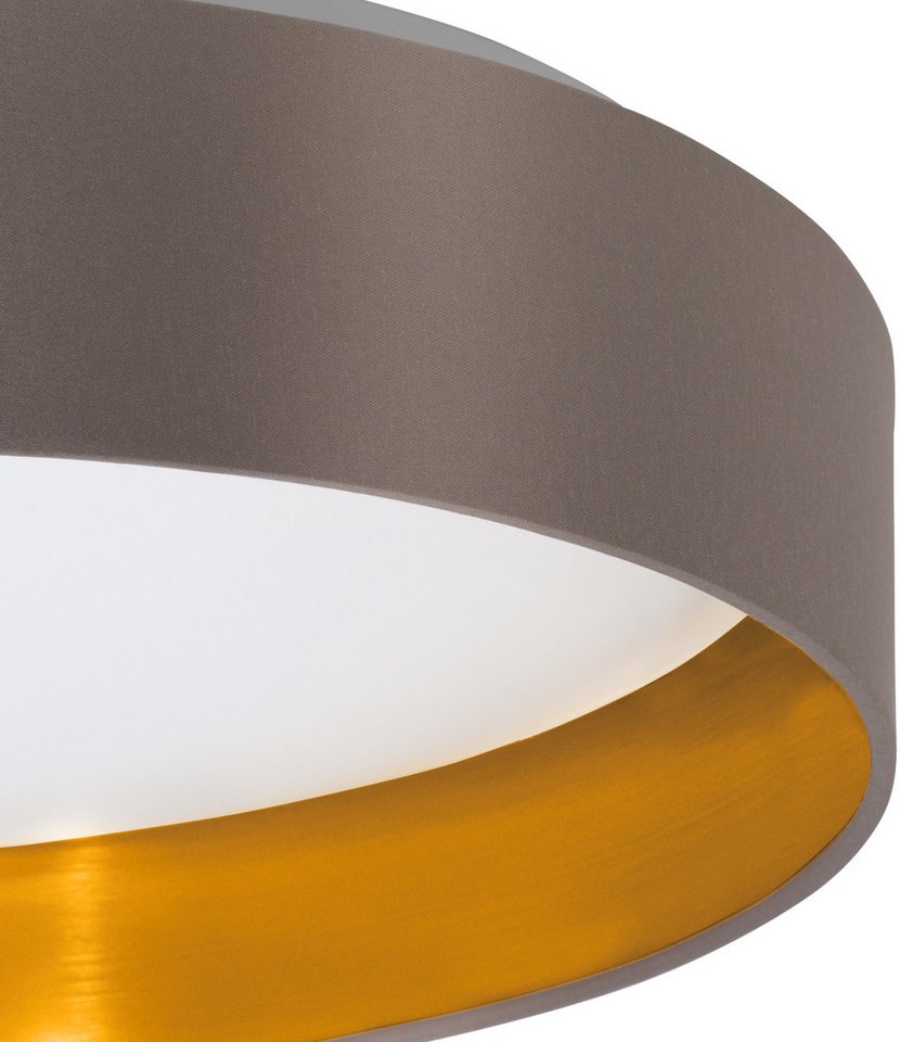 OTTO home LED Deckenleuchte Merryn, CCT - über Fernbedienung, LED fest integriert, Neutralweiß, Warmweiß, Deckenlampe Ø38 x H9 cm mit Textil-/Stoffschirm, CCT,  – Bild 2 von 5
