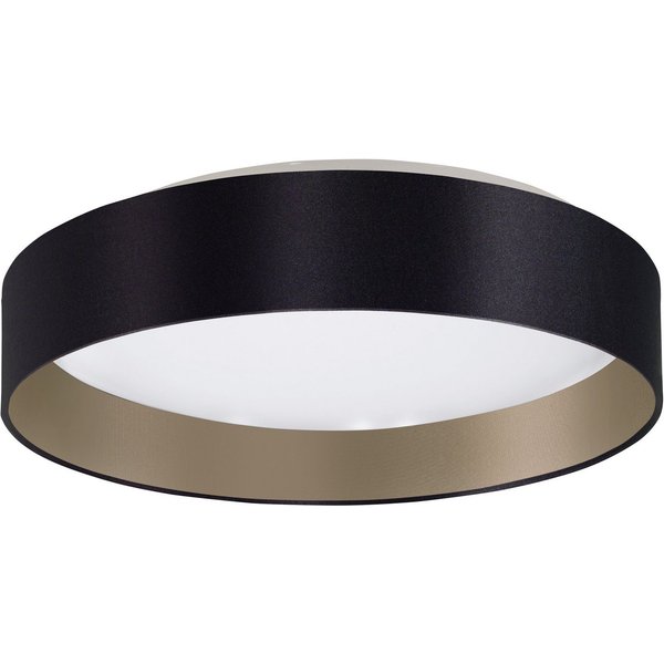 OTTO home LED Deckenleuchte Merryn, CCT - über Fernbedienung, LED fest integriert, Neutralweiß, Warmweiß, Deckenlampe Ø38 x H9 cm mit Textil-/Stoffschirm, CCT, 