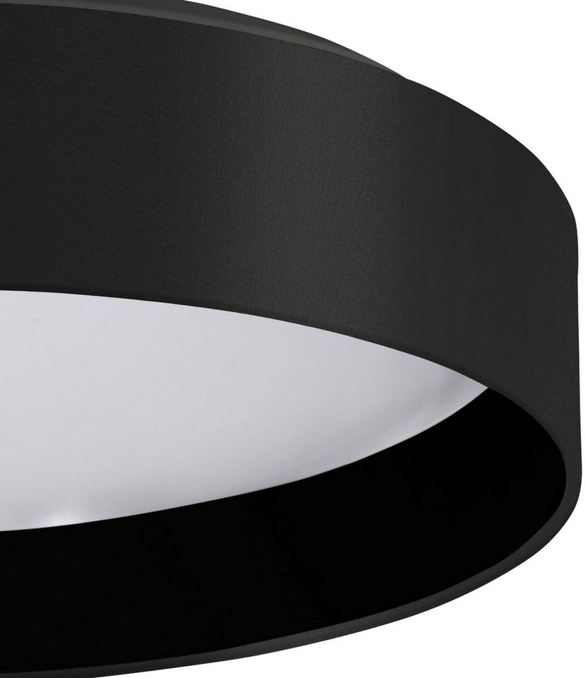 OTTO home LED Deckenleuchte Merryn, CCT - über Fernbedienung, LED fest integriert, Neutralweiß, Warmweiß, Deckenlampe Ø38 x H9 cm mit Textil-/Stoffschirm, CCT,  – Bild 4 von 5