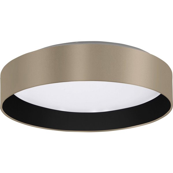 OTTO home LED Deckenleuchte Merryn, CCT - über Fernbedienung, LED fest integriert, Neutralweiß, Warmweiß, Deckenlampe Ø38 x H9 cm mit Textil-/Stoffschirm, CCT, 