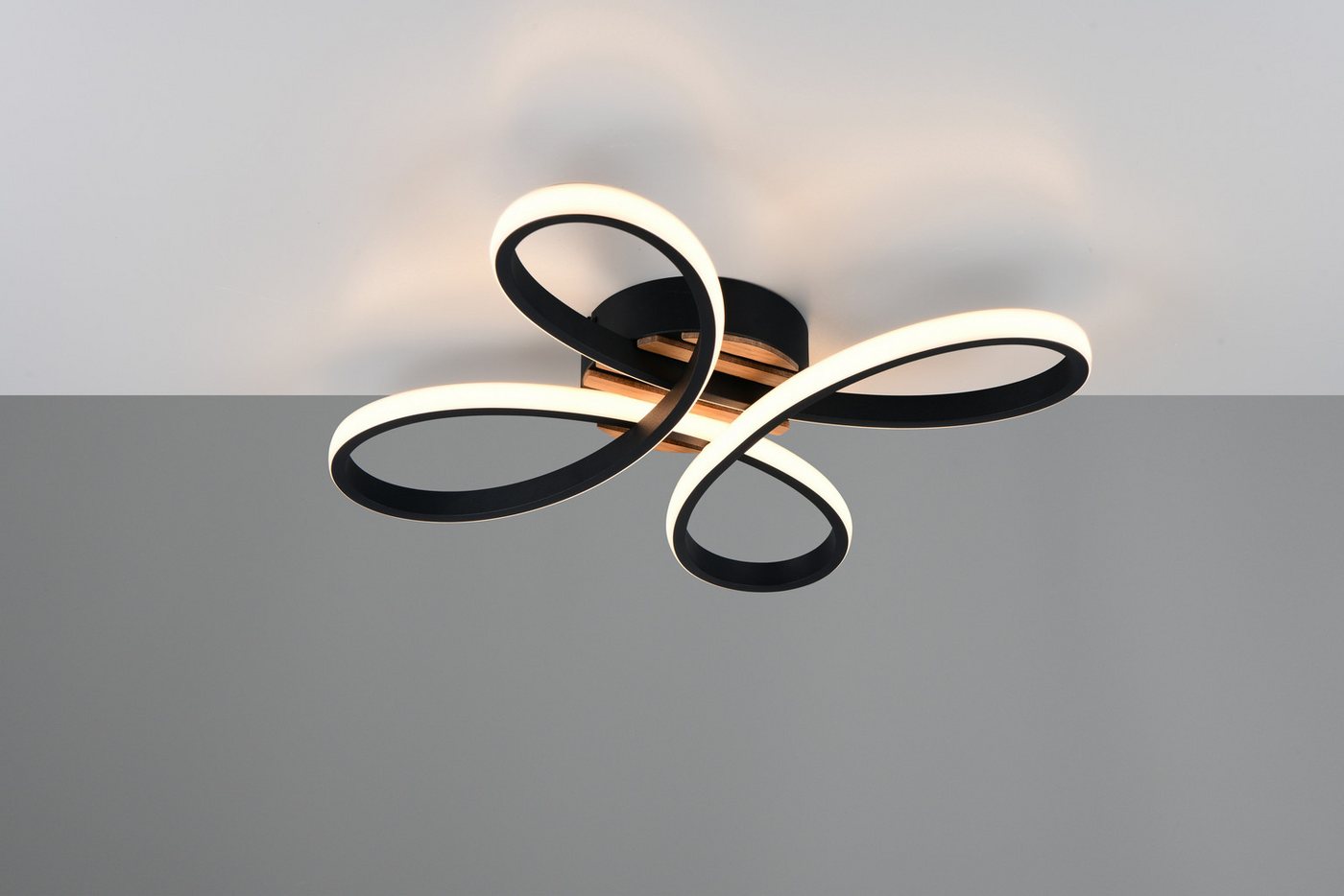 OTTO home LED Deckenleuchte Ullii, Deckenlampe mit Fernbedienung dimmbar Nachtlicht Memory, CCT - über Fernbedienung, LED fest integriert, warmweiß - kaltweiß,  – Bild 2 von 5