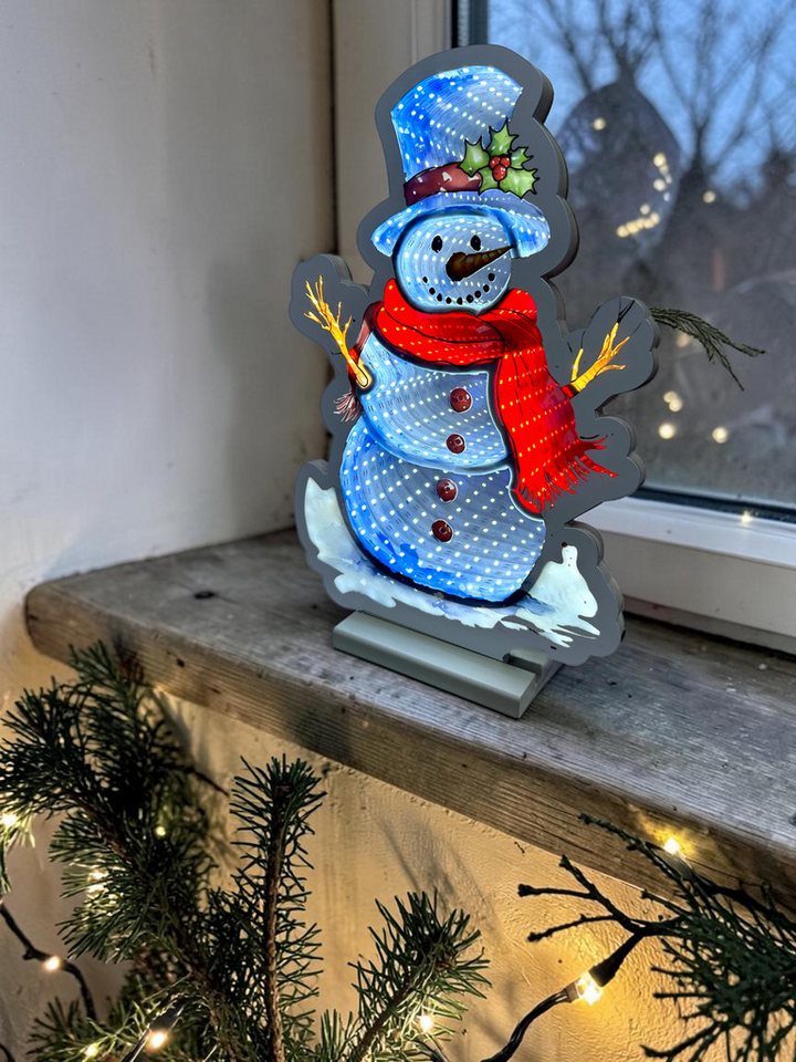 OTTO home LED Dekofigur Infinity Figur mit Ständer, LED fest integriert, Adapter, 6/18 Std. Timer, 3 m Zuleitung – Bild 2 von 5