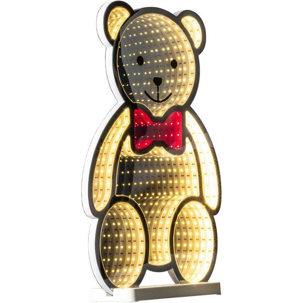 OTTO home LED Dekolicht Evvina - Teddybär, LED fest integriert, Warmweiß, Infinity Effekt, Deko für Innen, beidseitig beleuchtet, 40 cm