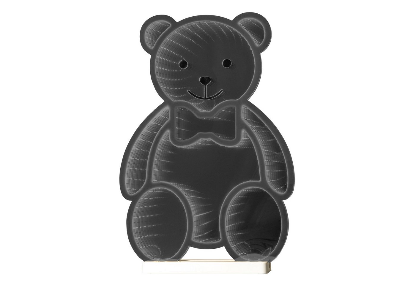 OTTO home LED Dekolicht Evvina - Teddybär, LED fest integriert, Warmweiß, Infinity Effekt, Deko für Innen, beidseitig beleuchtet, 40 cm – Bild 5 von 5