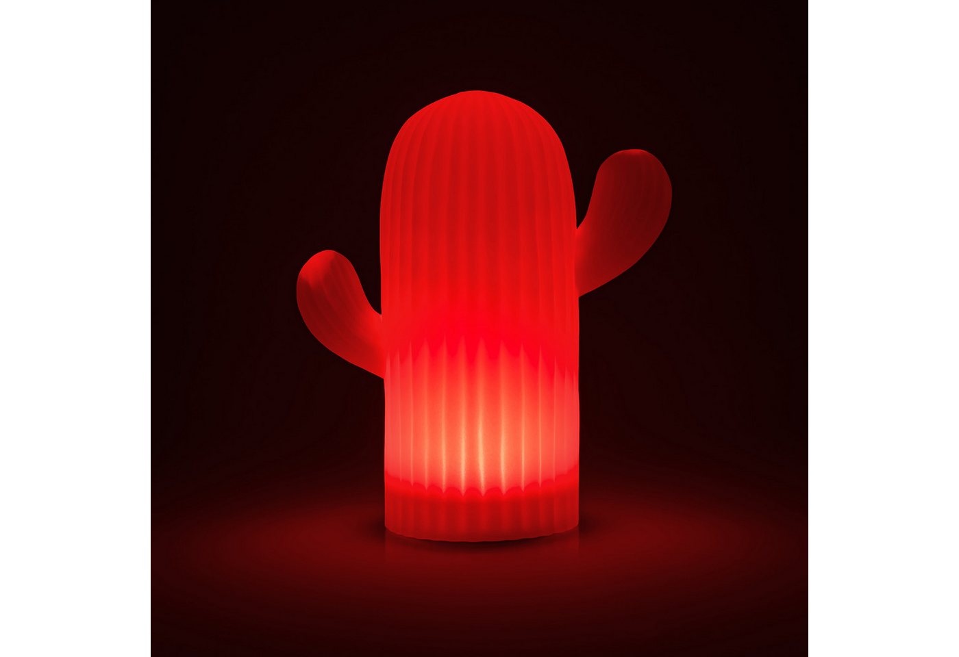 OTTO home LED Solarleuchte Eellin, LED-Solar Kaktus, RGB, Tageslichtsensor, LED fest integriert, Warmweiß, RGB, mit Erdspieß und Fernbedienung – Bild 2 von 5