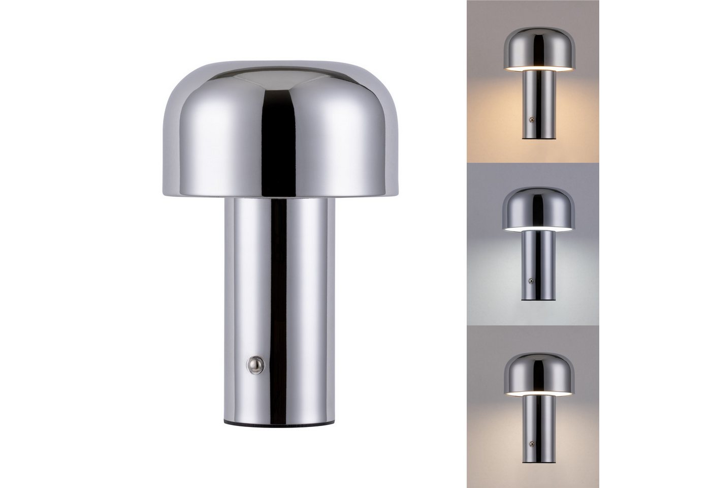 OTTO home LED Tischleuchte Ronno, Dimmer, Dimmfunktion, Ein-/Ausschalter, Farbsteuerung, USB-Ladefunktion, mehrere Helligkeitsstufen, LED fest integriert, warmw – Bild 4 von 5