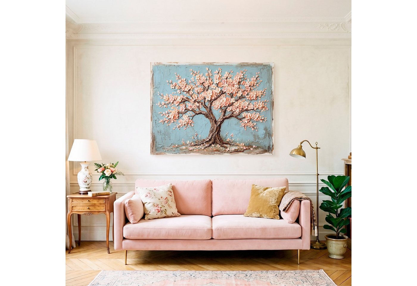 OTTO home Leinwandbild Baum in Blüte, Baumbilder (1 St), in verschied. Größen – Bild 3 von 4