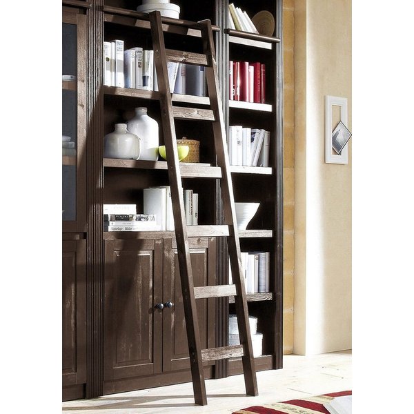 OTTO home Leiterregal Bergen, aus massivem Kiefernholz, mit 6 Trittsprossen, Höhe 188 cm