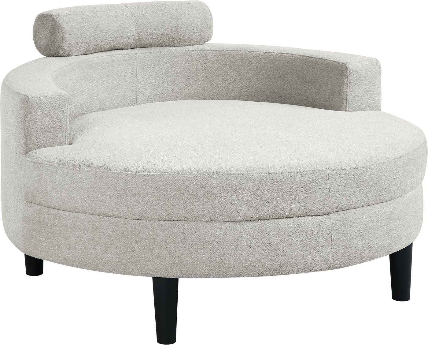 OTTO home Loveseat Ravi Sessel, B: 114 cm, Sitzhöhe: 42 cm, XXL- Sessel, mit Stauraumhocker, Rückenstütze & 4 Zierkissen – Bild 2 von 5