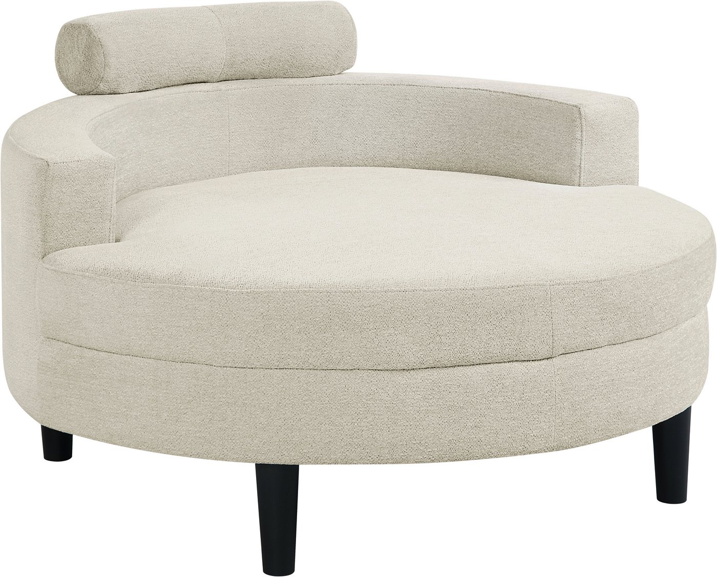 OTTO home Loveseat Ravi Sessel, B: 114 cm, Sitzhöhe: 42 cm, XXL- Sessel, mit Stauraumhocker, Rückenstütze & 4 Zierkissen – Bild 4 von 5