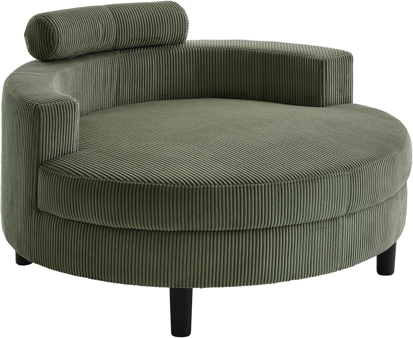 OTTO home Loveseat Ravi Sessel, B: 114 cm, Sitzhöhe: 42 cm, XXL- Sessel, mit Stauraumhocker, Rückenstütze & 4 Zierkissen – Bild 2 von 5