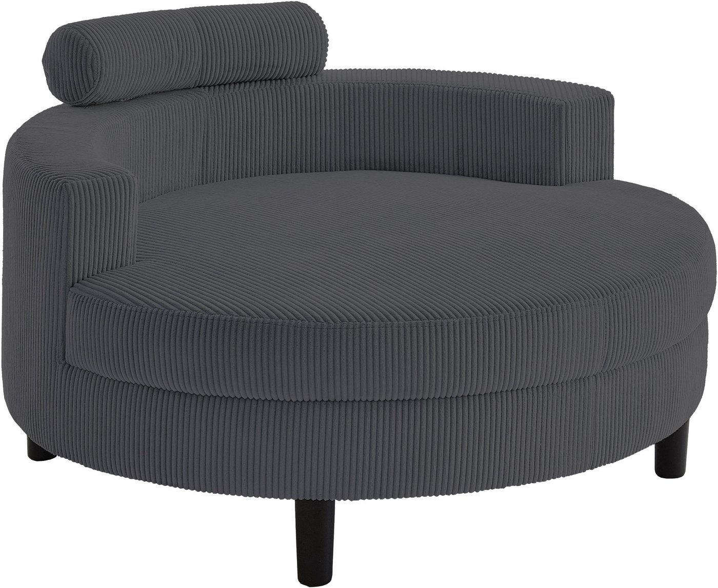 OTTO home Loveseat Ravi Sessel, B: 114 cm, Sitzhöhe: 42 cm, XXL- Sessel, mit Stauraumhocker, Rückenstütze & 4 Zierkissen – Bild 2 von 5