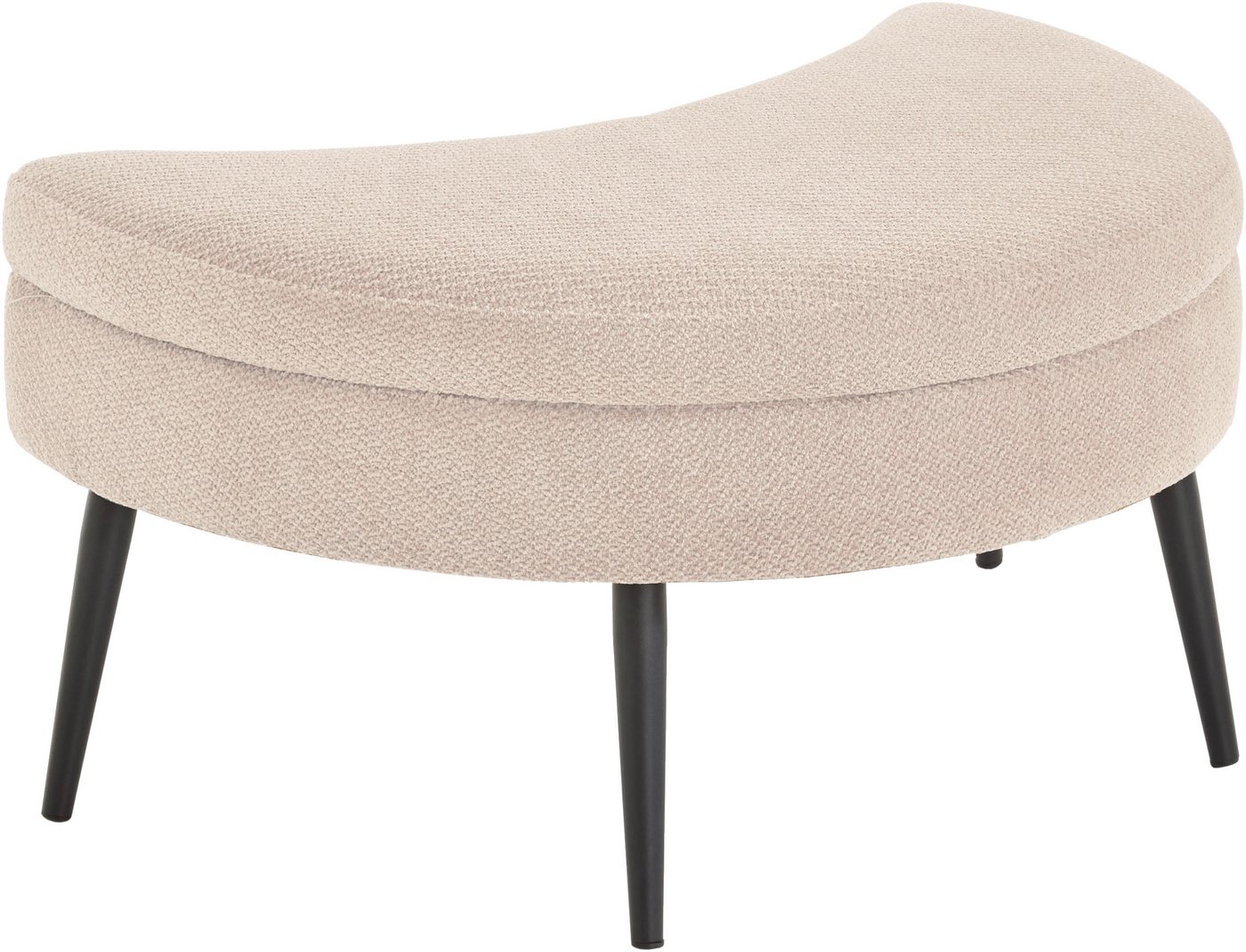 OTTO home Loveseat Riko Sessel, B: 110 cm, Sitzhöhe: 44 cm, XXL- Sessel, mit Stauraumhocker, Rückenstütze & 4 Zierkissen – Bild 4 von 5