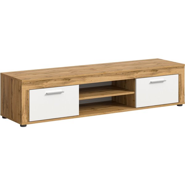 OTTO home Lowboard AOSTA, Breite 160 cm, 2 Klappen, 2 offene Fächer (in verschiedenen Farbausführungen, individuell kombinierbar), TV-Board, Mediaboard, TV-Möbe
