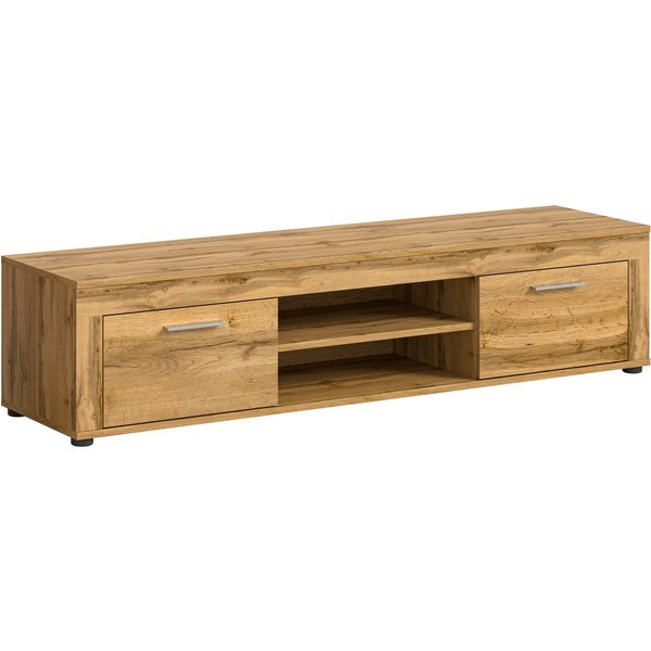 OTTO home Lowboard AOSTA, Breite 160 cm, 2 Klappen, 2 offene Fächer (in verschiedenen Farbausführungen, individuell kombinierbar), TV-Board, Mediaboard, TV-Möbe