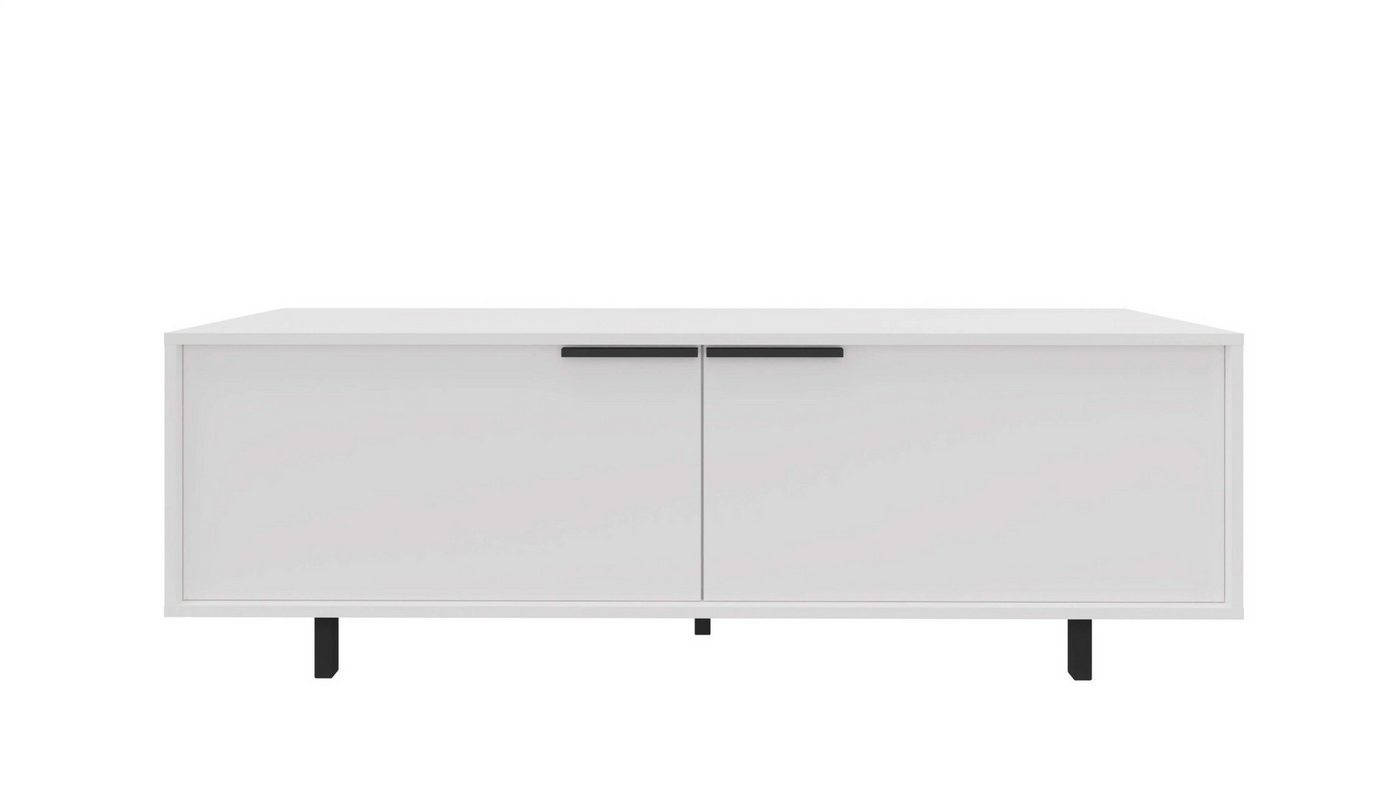 OTTO home Lowboard Dinant TV-Board mit 2 Klappen und Kabeldurchführung, Metallgriffe, TV-Kommode mit 2 Klappen, Kabeldurchführung, Metallgriffe -und Füße – Bild 3 von 5