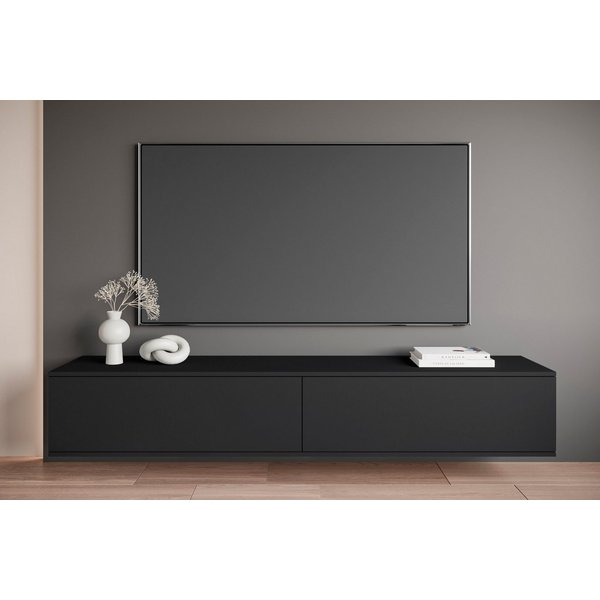 OTTO home Lowboard Kenia (1 St), 2 Klappen – flexibel hängend oder stehend montierbar
