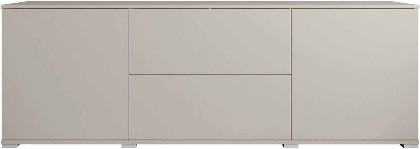 OTTO home Lowboard Kenia (1 St), 2 Türen, 2 Schubladen, Breite 180 cm, höhenverstellbare Einlegeböden – Bild 4 von 5