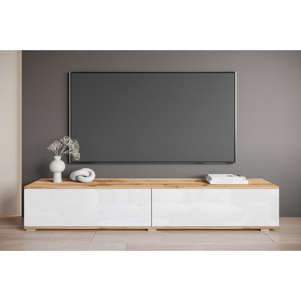 OTTO home Lowboard Kenia (1 St), 2 Klappen – flexibel hängend oder stehend montierbar