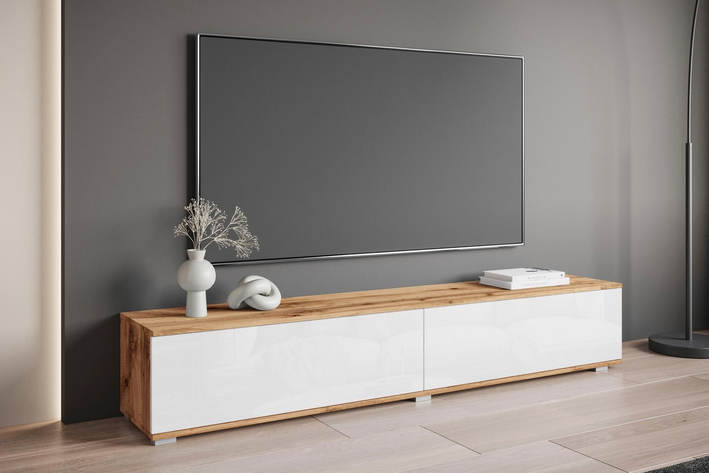 OTTO home Lowboard Kenia (1 St), 2 Klappen – flexibel hängend oder stehend montierbar – Bild 5 von 5