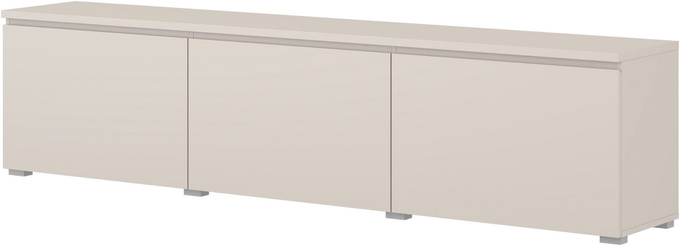 OTTO home Lowboard Modo, Breite 200 cm, moderne grifflose TV-Kommode 3 Klappen, TV-Kommode mit viel Stauraum, TV-Bank – Bild 2 von 5