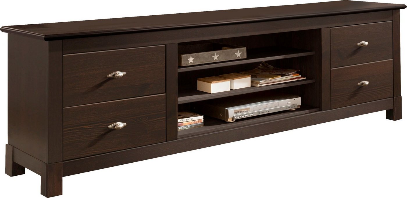 OTTO home Lowboard Rauna, TV-Bank, TV-Kommode, Landhausstil, Breite 200 cm, FSC®-zertifiziertes Massivholz, Kiefer – Bild 2 von 5