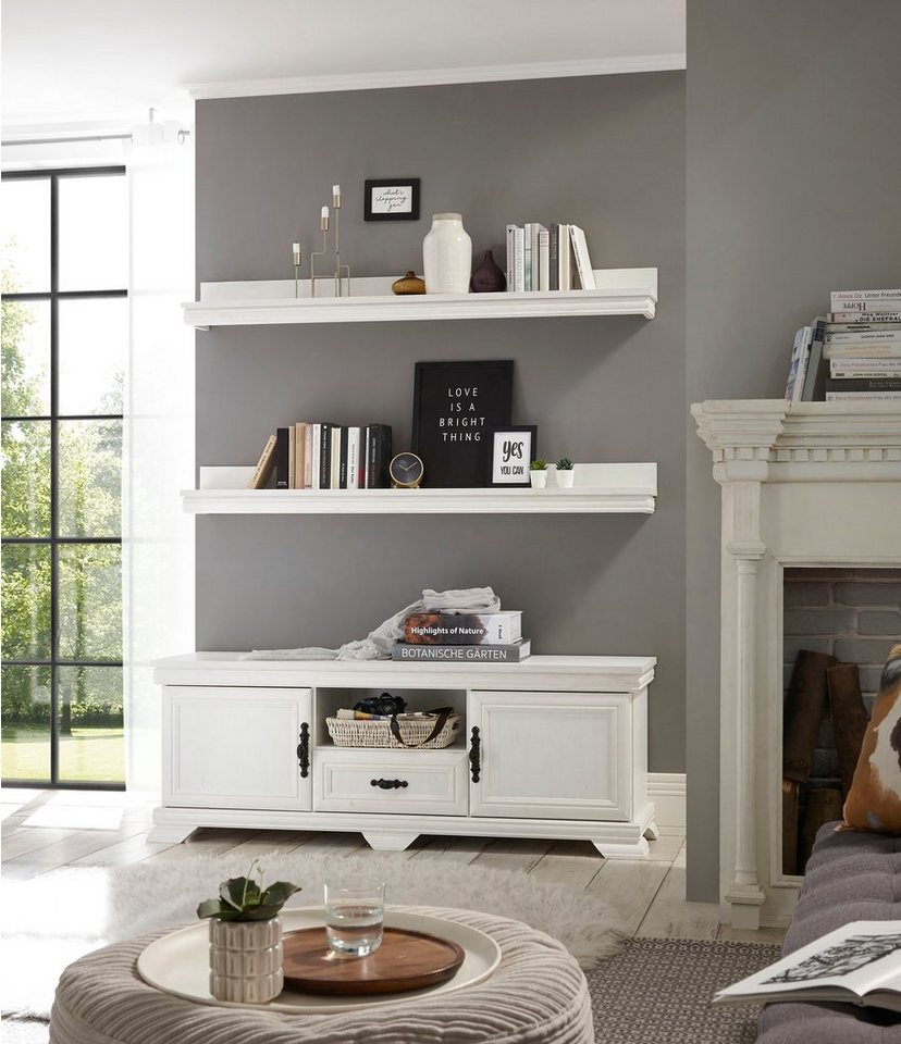 OTTO home Lowboard Royal, TV-Unterteil im Landhausstil, Kommode, moderner TV-Schrank, ausreichend, offener Stauraum, vielseitig einsetzbar, 158 cm breit – Bild 5 von 5