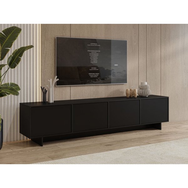 OTTO home Lowboard Tatami, Modernes griffloses TV-Board, Breit 220,50cm, TV-Schrank, TV-Schrank, TV-Board mit viel Stauraum, push-to-open-Funktion
