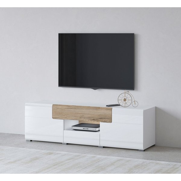 OTTO home Lowboard Toledo,Breite 159cm, trendige TV-Schrank mit dekorative Fräsungen, TV-Board ohne Beleuchtung, TV-Kommode mit viel Stauraum