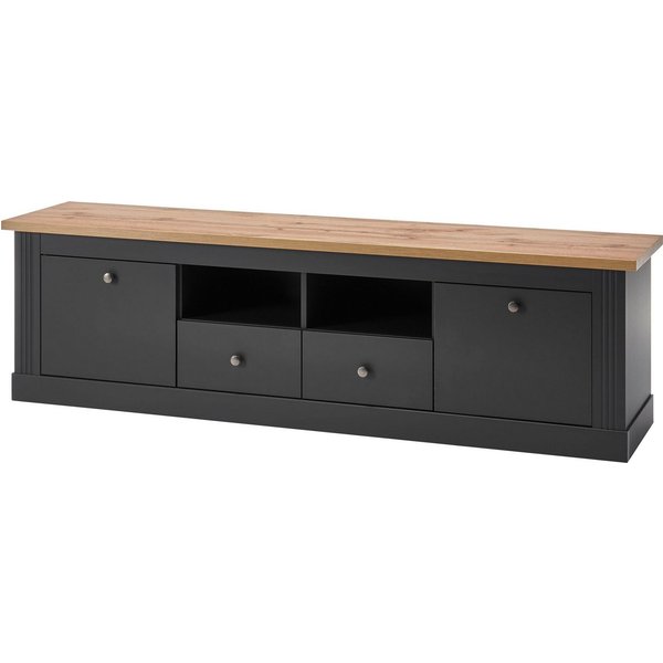 OTTO home Lowboard Westminster, TV-Unterteil im Landhausstil, Kommode, TV-Schrank, Metallgriffe, viel Stauraum, in 2 Farben & drei Größen erhältlich
