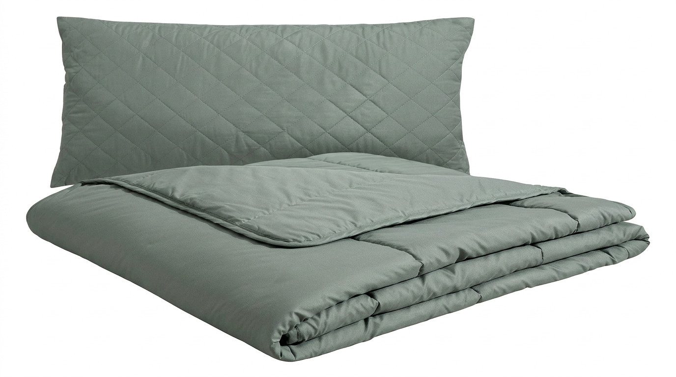 OTTO home Microfaserbettdecke + Microfaserkissen Clarra Spar Set, Decke + Kissen 135x200, 155x200 cm & weitere Größen, Set mit Kissen 40x80 cm, 80x80 cm, Sommer – Bild 2 von 5