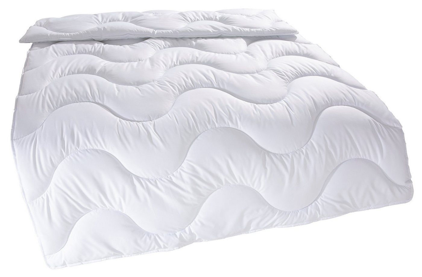 OTTO home Microfaserbettdecke + Microfaserkissen Mailo, Bettdecke 135x200 cm, 155x220 cm, Bezug: weich, 2-tlg., Set mit Kissen 80x80 cm, Sommer, Winter – Bild 5 von 5